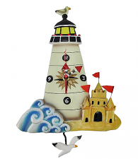 Reloj de pared COASTAL LIGHTHOUSE | ALLEN DESINGS