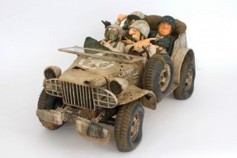 Figura Jeep Patrulla Militar Forchino